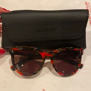 Valentino cat eye glasses. Red. Worn once